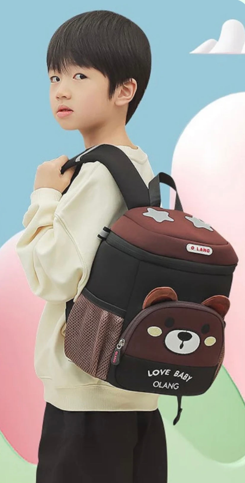 BuBu Bear Cute Luxury Backpack for Kids