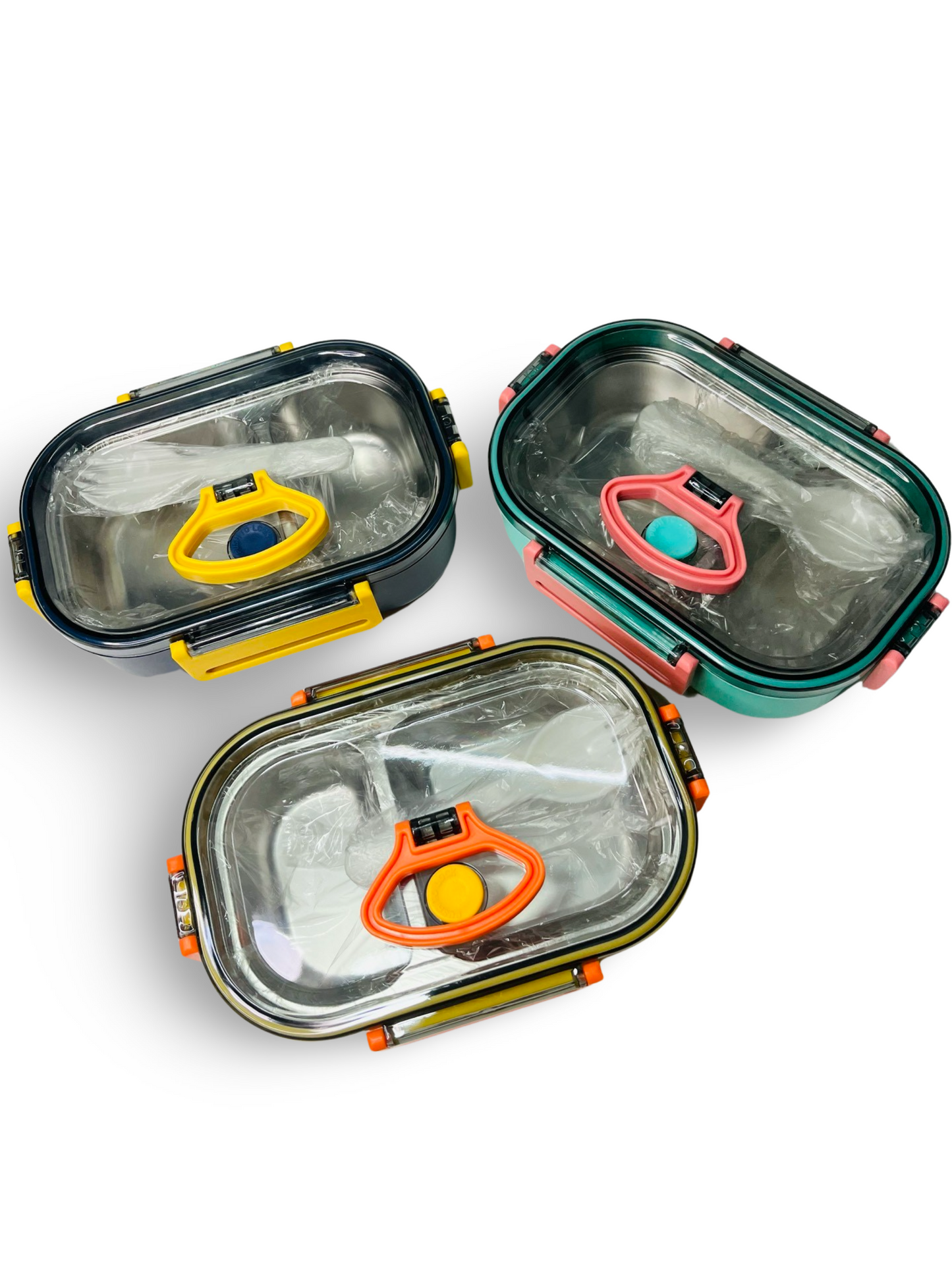 Stainless steel 2 compartment Lunch Box