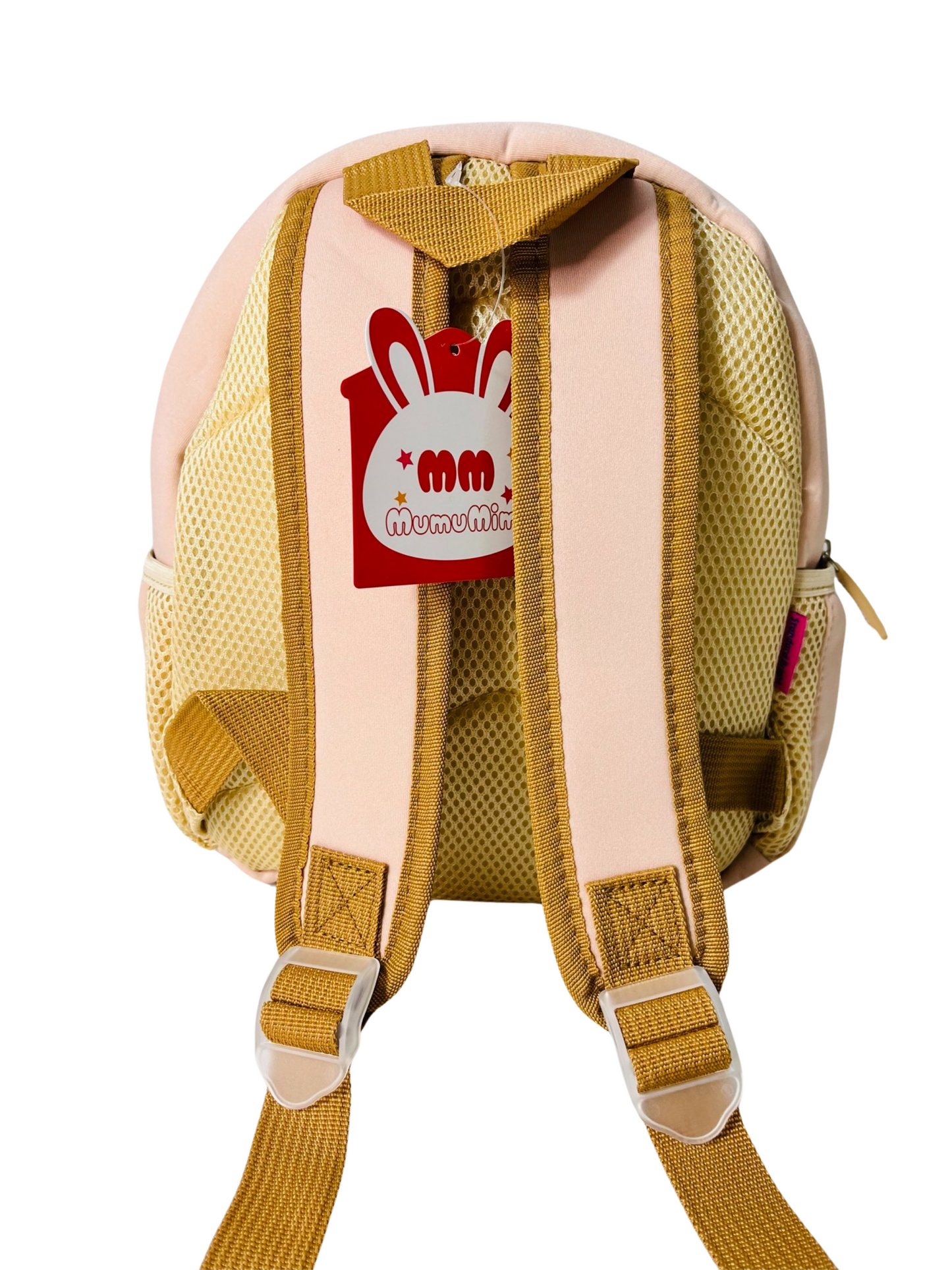 Cute Baby Reindeer Soft Plush Backpack with Front Pocket for Kids