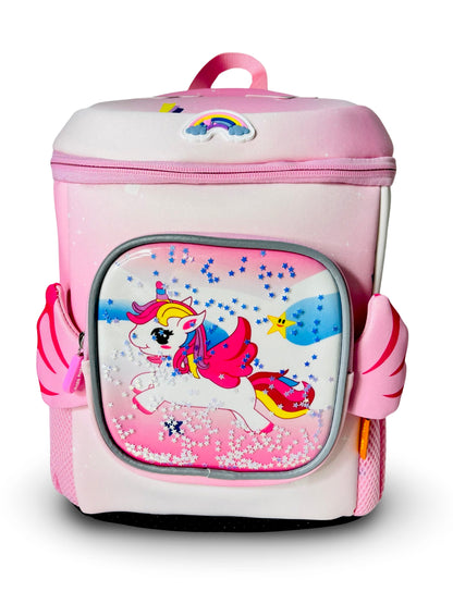 3D Unicorn Design Large Capacity School bags for kids