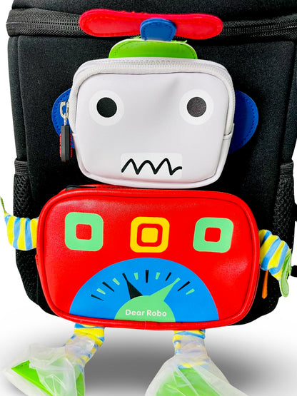 3D Robot Design School Bag with Large Capacity for Kindergarten/ Preschool/ Nursery kids