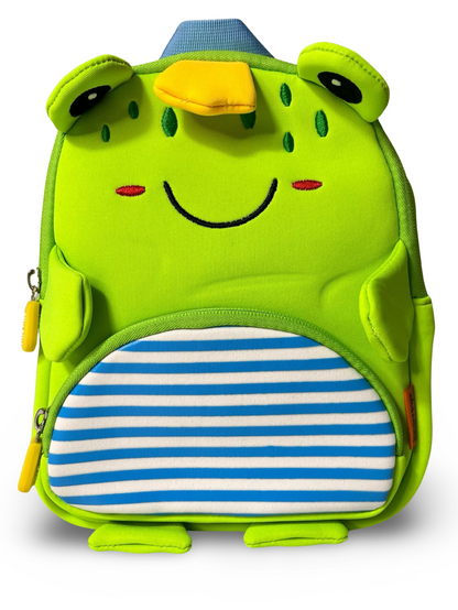 Mr Jolly Frog Cute Cartoon Kids Backpack (Light Green)