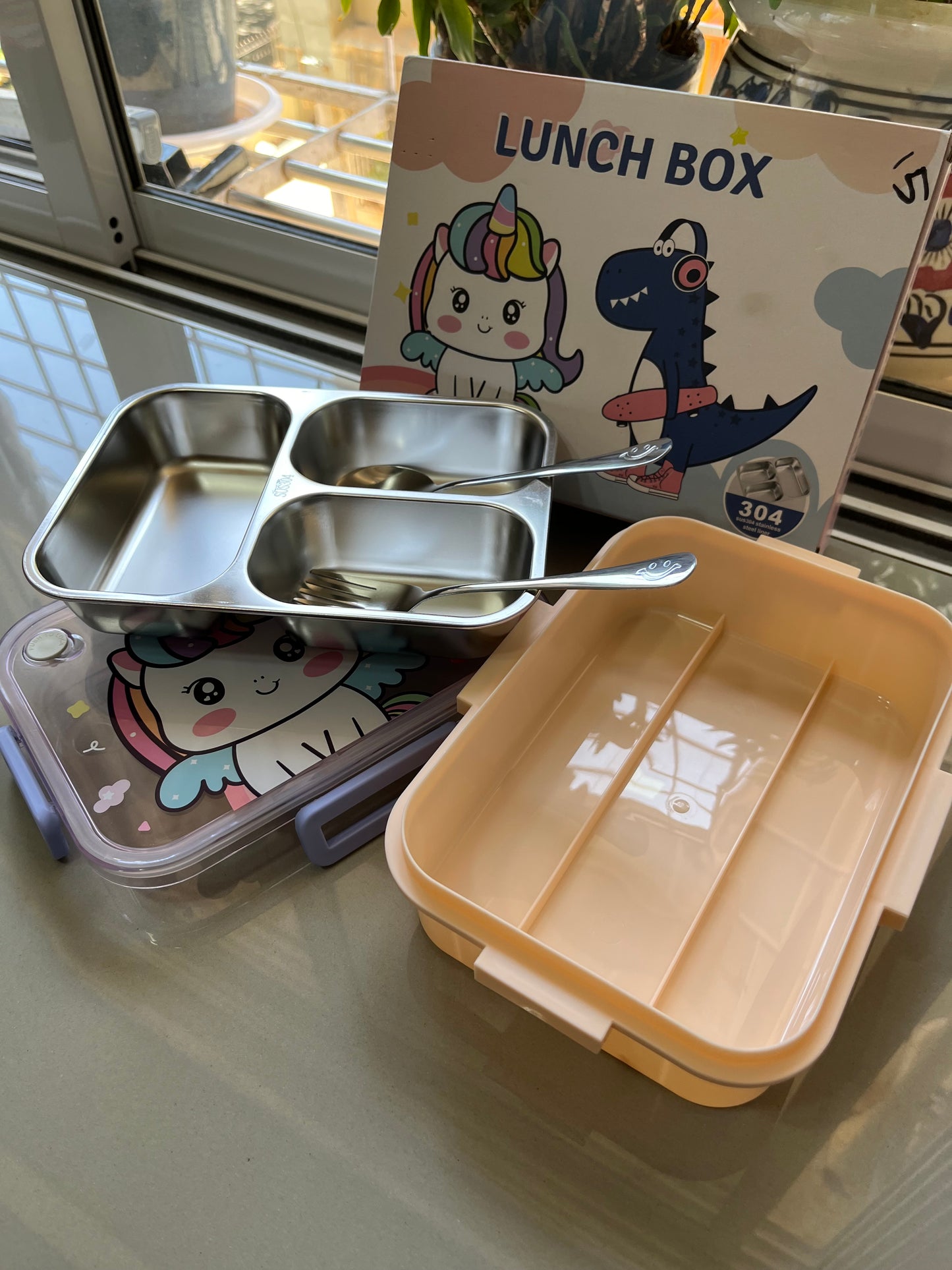 Unicorn Bento Lunch Box