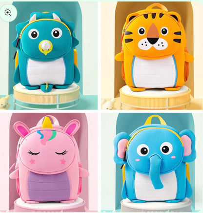 Cute Baby Dino Soft Plush Backpack