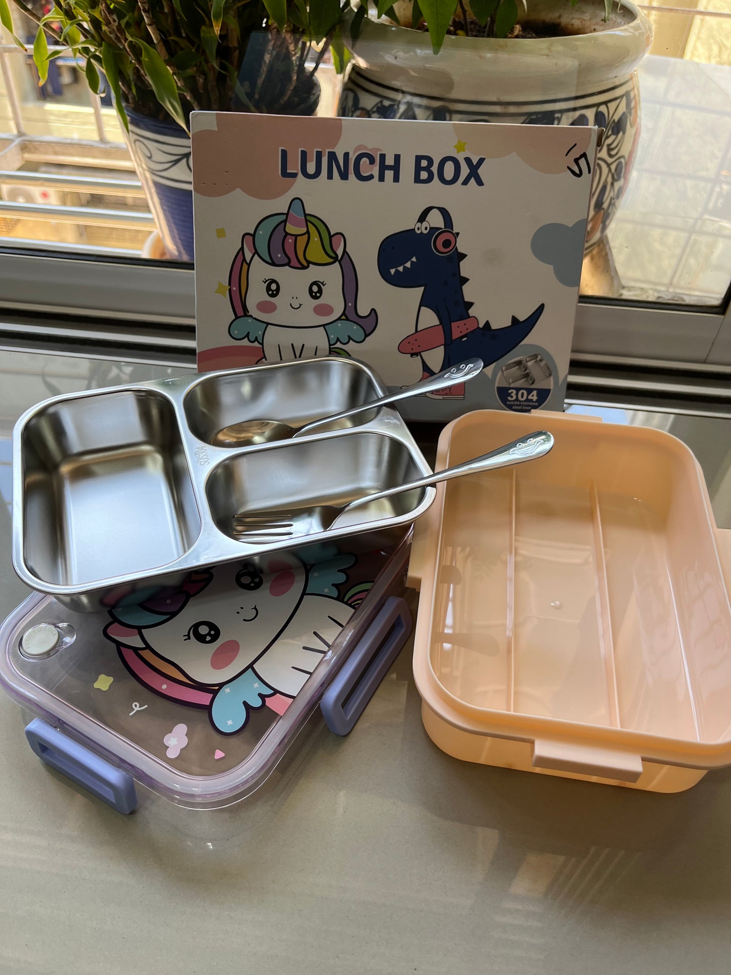 Unicorn Bento Lunch Box