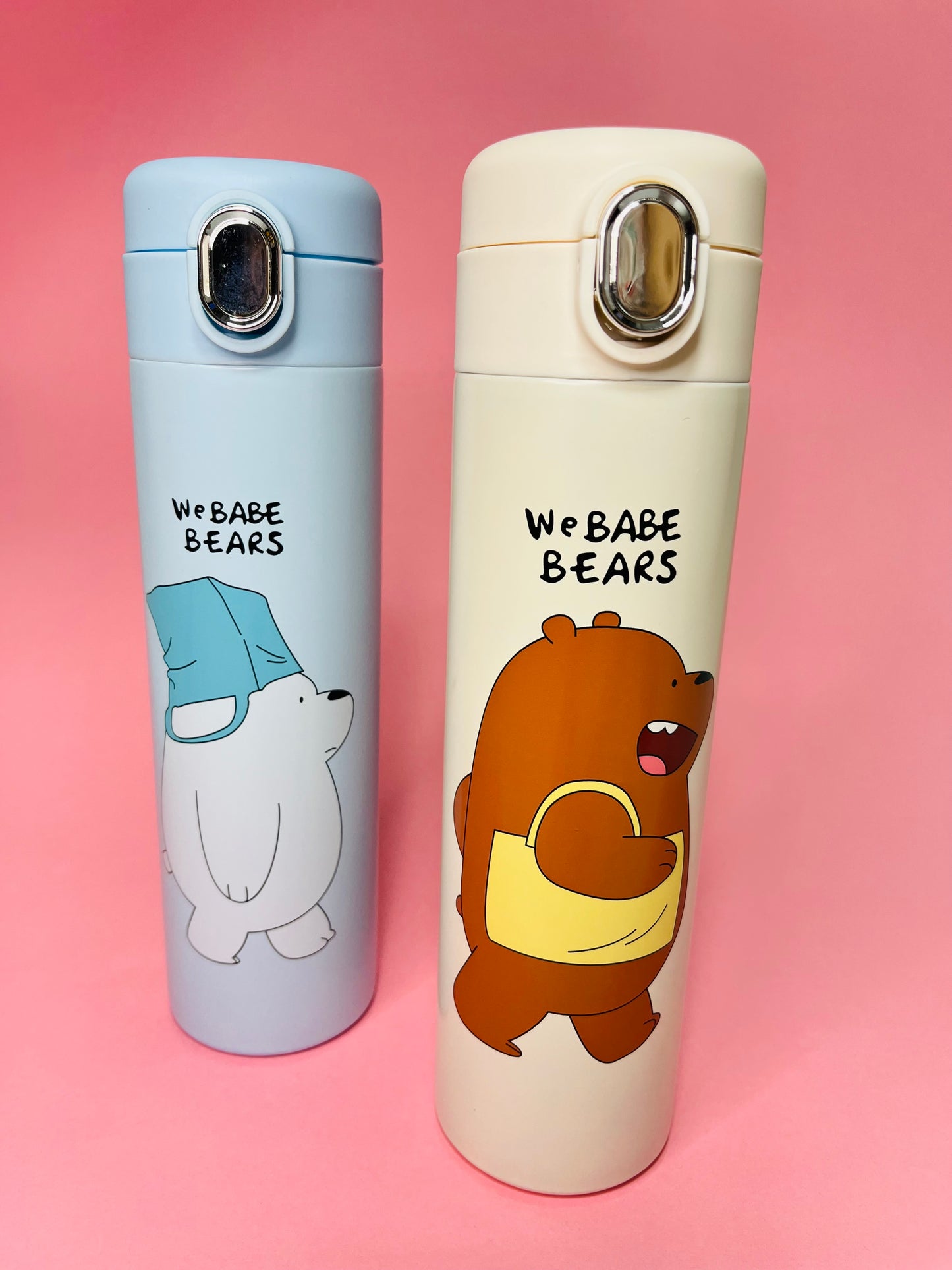 Cute Panda Bear Stainless Steel Water bottles for kids