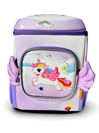 3D Unicorn Design Large Capacity School bags for kids