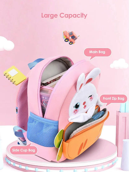 Rabbit with Carrot Design Bagpack for Kindergarten Kids