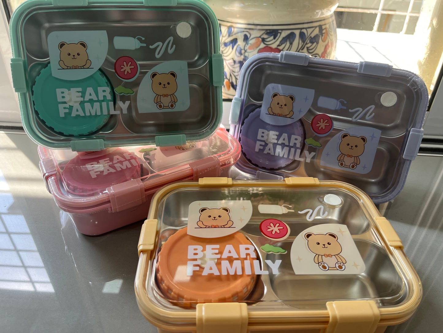 Bear Family Bento Lunch Box