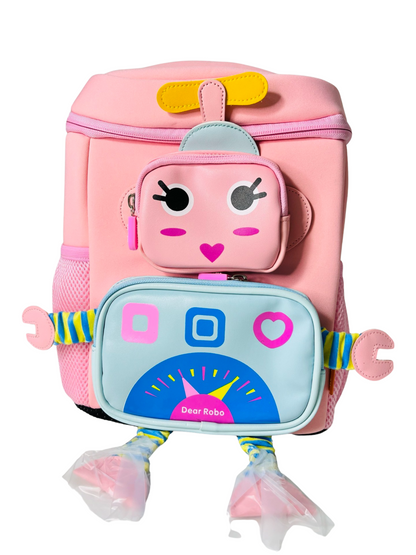 3D Robot Design School Bag with Large Capacity for Kindergarten/ Preschool/ Nursery kids