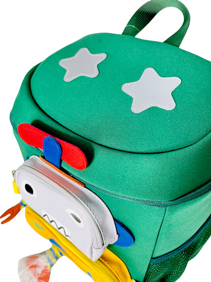 3D Robot Design School Bag with Large Capacity for Kindergarten/ Preschool/ Nursery kids