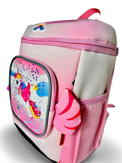 3D Unicorn Design Large Capacity School bags for kids